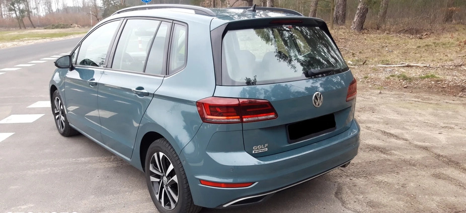 Volkswagen Golf Sportsvan cena 64900 przebieg: 107700, rok produkcji 2019 z Wieruszów małe 254